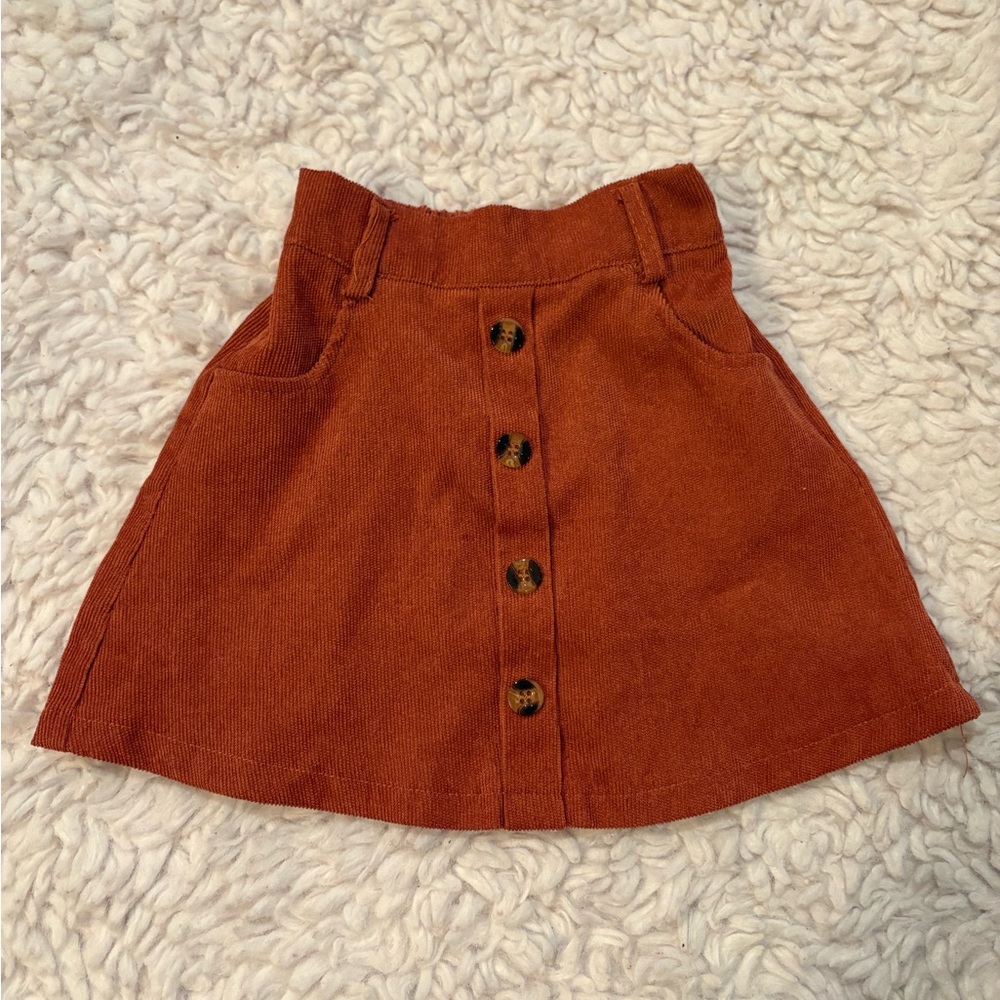 Girls 4T Adorable Brown Skirt